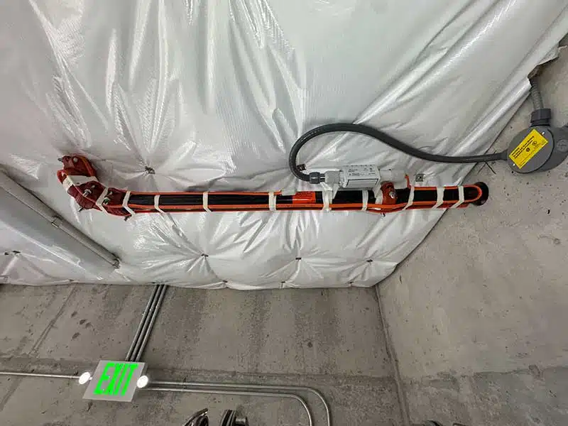 Commercial Heat Tray System Installation