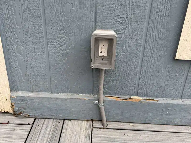 Outdoor GFCI Receptacle Installation